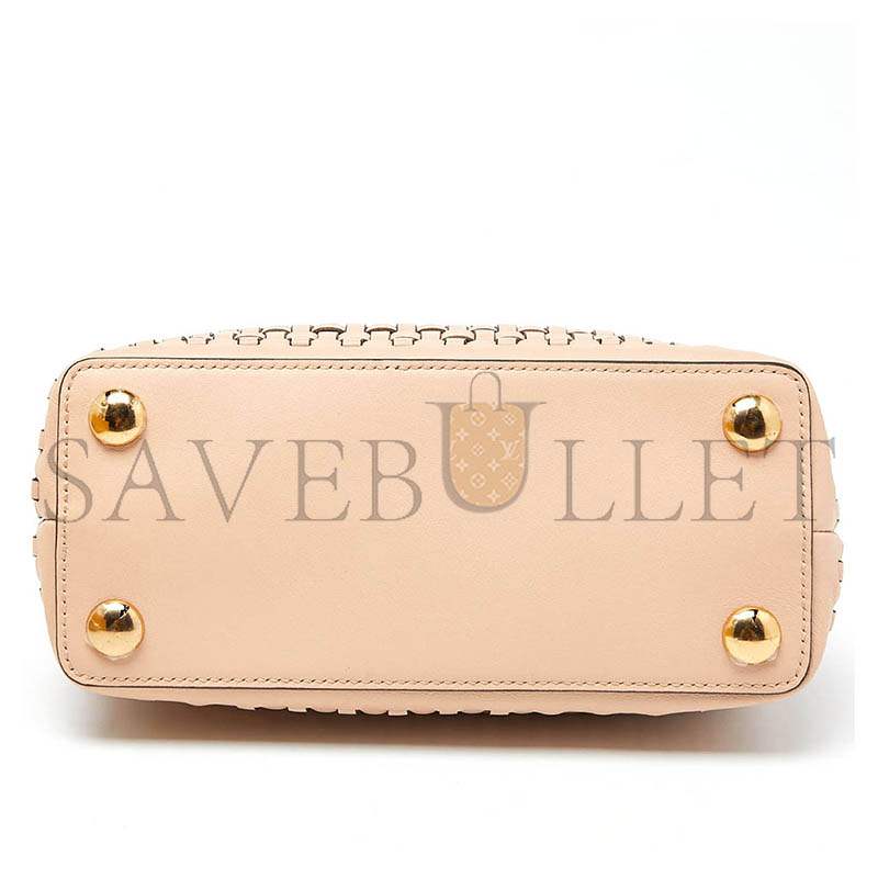 F**di mini peekaboo woven handle bag (24*18.5*10.5cm)